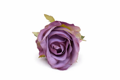 Trandafir artificial mov purpuriu calitate superioara 50 cm diametru floare 7 cm