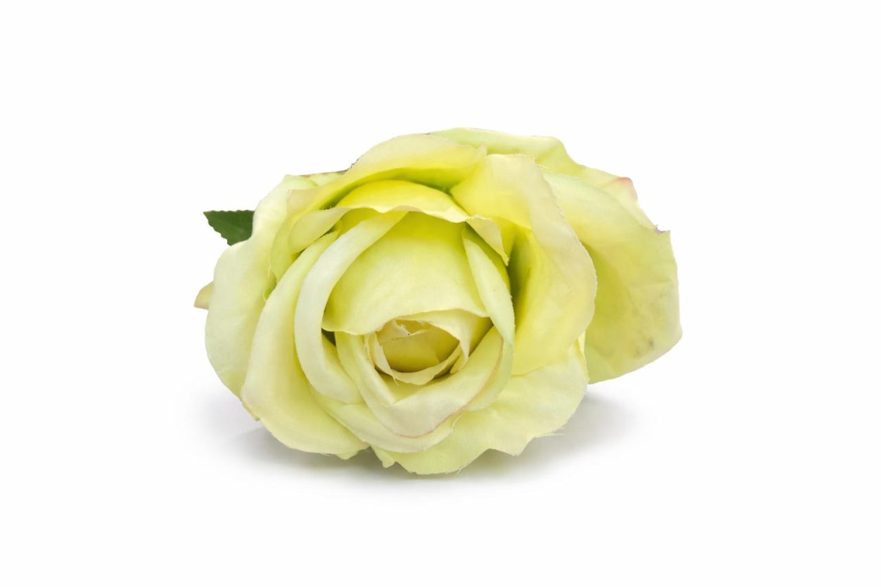 Trandafir artificial verde crud calitate superioara 50 cm diametru floare 7 cm