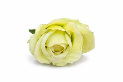 Trandafir artificial verde crud calitate superioara 50 cm diametru floare 7 cm
