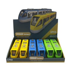 Tren electric cu baterii Urban Subway, 30 cm, lumini si sunete, 6 modele