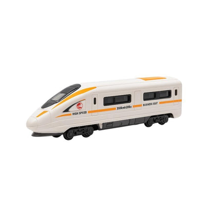 Tren Jucarie Metalic Die-Cast High Speed Galben , Scara Model XLC Business Geat 3+