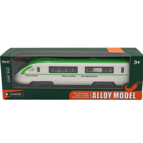 Tren Jucarie Metalic Die-Cast High Speed Verde , Scara Model XLC Business Geat 3+