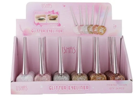 Tus de Ochi cu Sclipici USHAS Glitter Eyeliner 12g , Stralucire Intensa pentru un Look Glamour