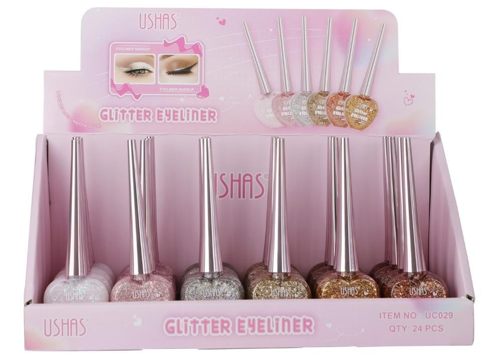 Tus de Ochi cu Sclipici USHAS Glitter Eyeliner 12g , Stralucire Intensa pentru un Look Glamour