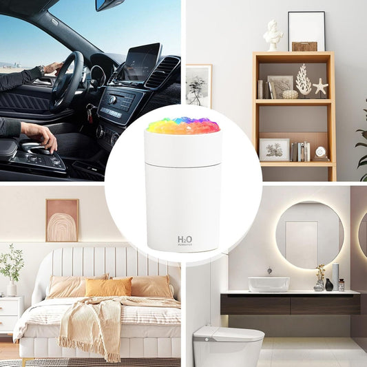 Umidificator aer USB cu lumini RGB, difuzor aromaterapie compact, silentios