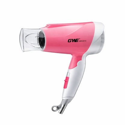 Uscator de par GW-6510, 1500W, 2 trepte viteza, duza concentrare, roz cu alb