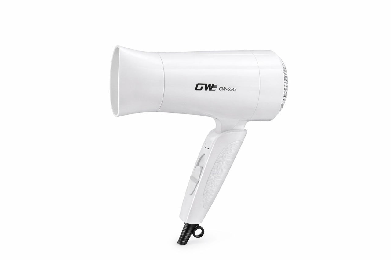 Uscator de par GW-6543, 800W, 2 trepte viteza, design compact, alb