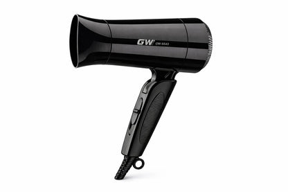 Uscator de par GW-6543, 800W, 2 trepte viteza, design compact, negru