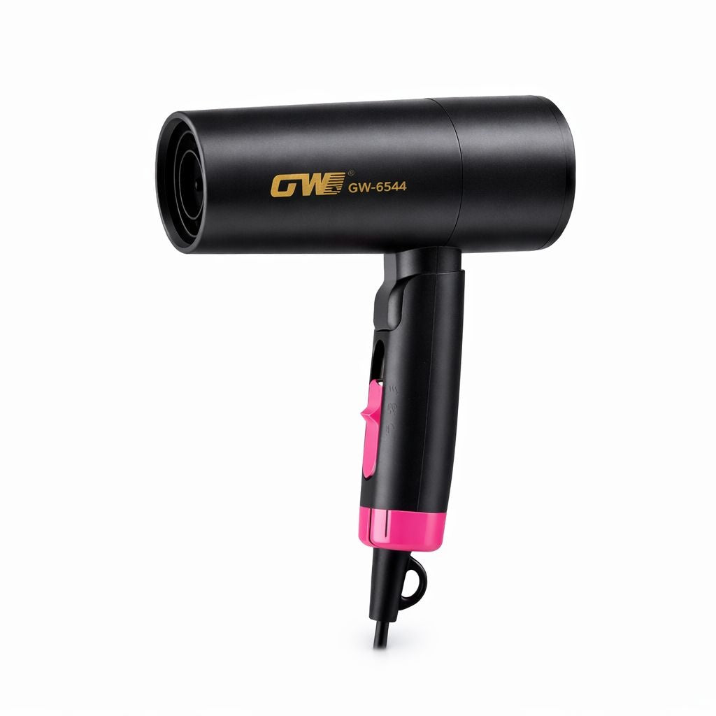 Uscător de păr GW-6544 profesional, 1200W, compact și eficient, Negru