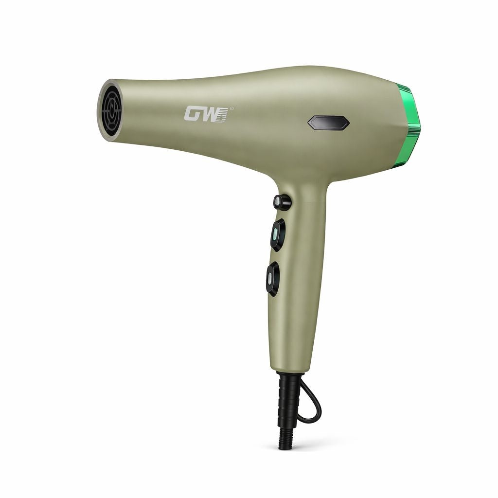 Uscător profesional de păr GW-6642, 1400W, Crem cu accente arămii