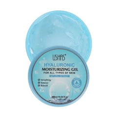 USHAS Hyaluronic Moisturizing Gel , Gel Hidratant cu Acid Hialuronic pentru Toate Tipurile de Ten, 300ml