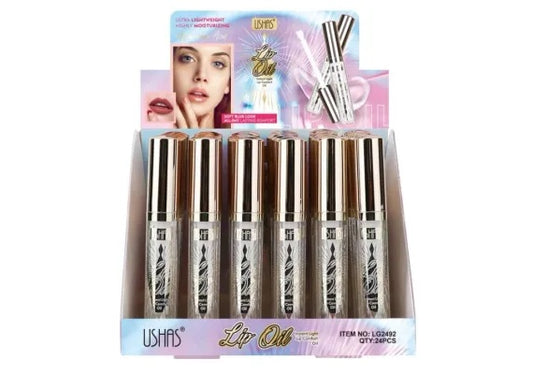 USHAS Lip Oil Hyaluronic Acid , Ulei pentru Buze cu Acid Hialuronic pentru Hidratare si Revitalizare, 2g