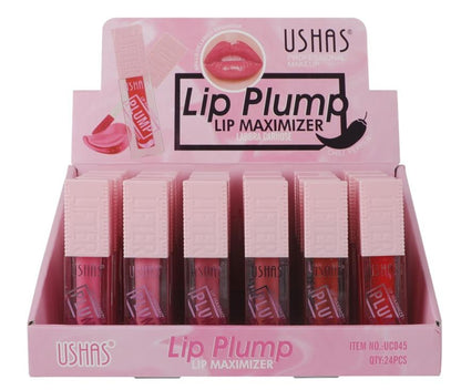 USHAS Lip Plum Lip Maximizer Chili Pepper , Gloss pentru Volum si Hidratare cu Extract de Ardei Iute, 3g