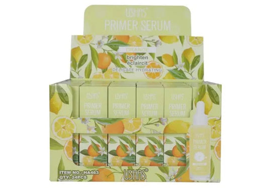 USHAS Primer Serum Orange , Ser pentru Fata cu Efect de Luminare si Hidratant, 30g