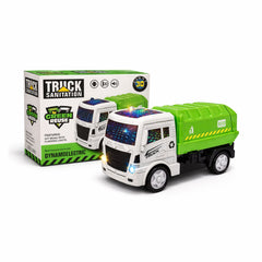 Vehicul sanitar electric cu lumini 3D si sunete bump and go