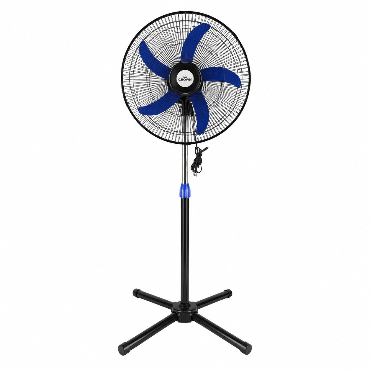 Ventilator cu picior reglabil 55W, 62x17x50,5 cm, 220V, 50Hz, 3 viteze, Funcționare silențioasă