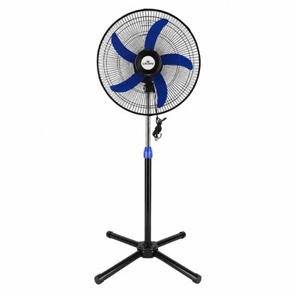 Ventilator cu picior reglabil 55W, 62x17x50,5 cm, 220V, 50Hz, 3 viteze, Funcționare silențioasă