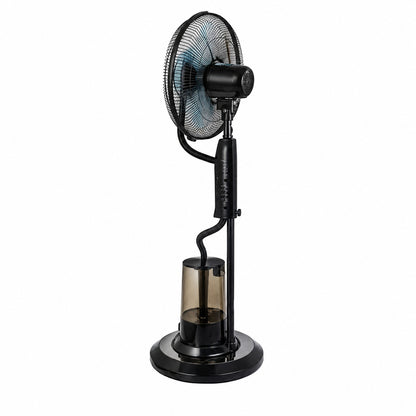 Ventilator cu Umidificator și Funcție de Răcire, Negru, 60 x 25.5 x 46 cm, 3 Viteze, 3 Lame, 220V