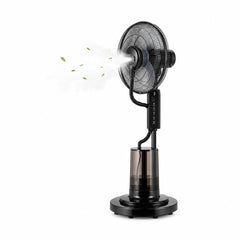 Ventilator cu Umidificator și Funcție de Răcire, Negru, 60 x 25.5 x 46 cm, 3 Viteze, 3 Lame, 220V
