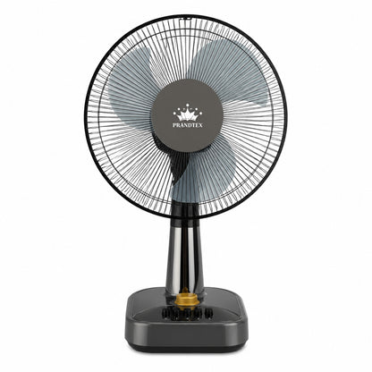 Ventilator de masa 16 inch 40cm, 3 viteze, oscilatie, silentios, 60W, gri