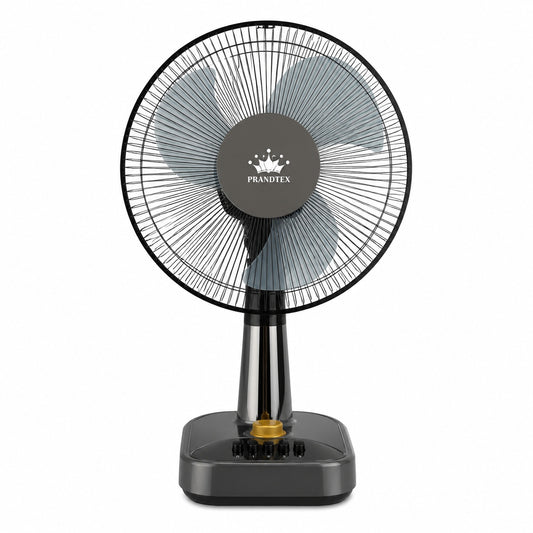 Ventilator de masa 16 inch 40cm, 3 viteze, oscilatie, silentios, 60W, gri