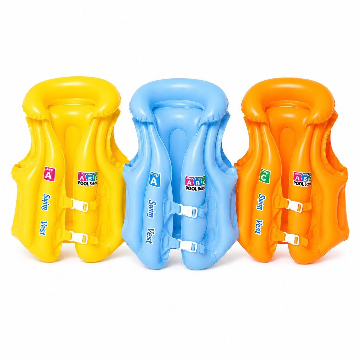 Vesta gonflabila inot copii 20–30 kg , galben, marime B, pentru piscina si mare