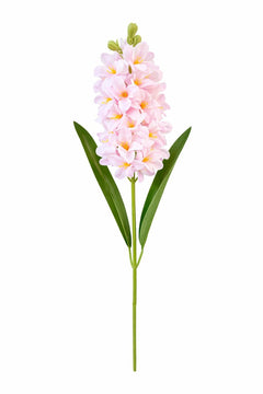 Zambila artificiala eleganta roz delicat, 31 flori si 9 boboci, 75 cm