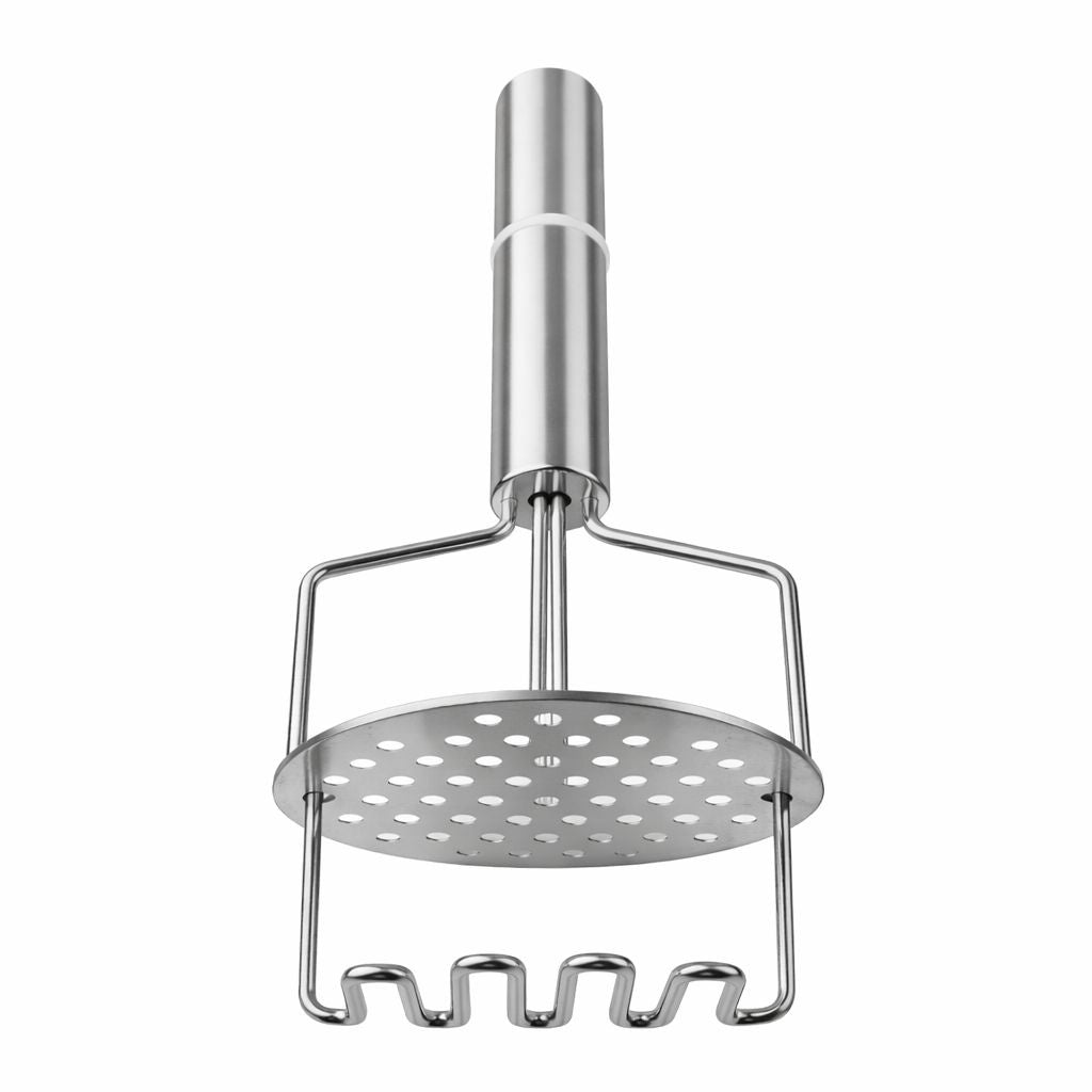 Zdrobitor de cartofi din oțel inoxidabil, argintiu, cu mâner ergonomic