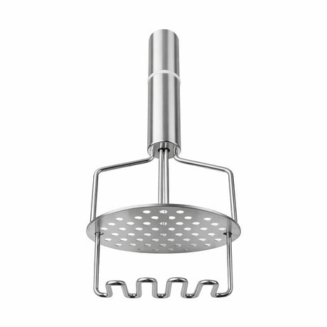 Zdrobitor de cartofi din oțel inoxidabil, argintiu, cu mâner ergonomic