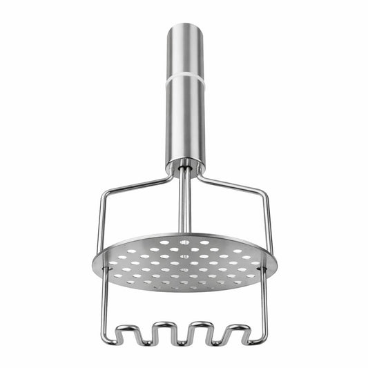 Zdrobitor de cartofi din oțel inoxidabil, argintiu, cu mâner ergonomic
